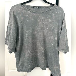 ✨ Boohoo‎ Size 10 Speckled Gray Tee